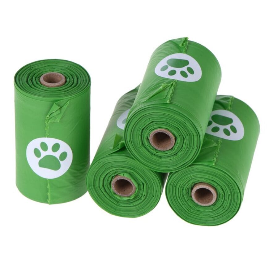 Biologisch afbreekbare poepzakjes