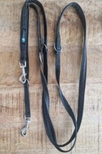 De hondenriem van AnnyX waar ik dagelijks Teddy mee uitlaat